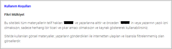 Sitenin Yanlışı