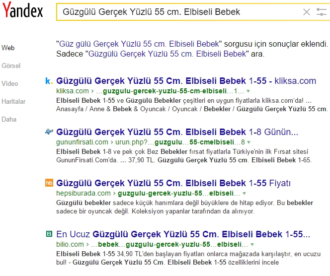 Güzgülü Google Sıralama5
