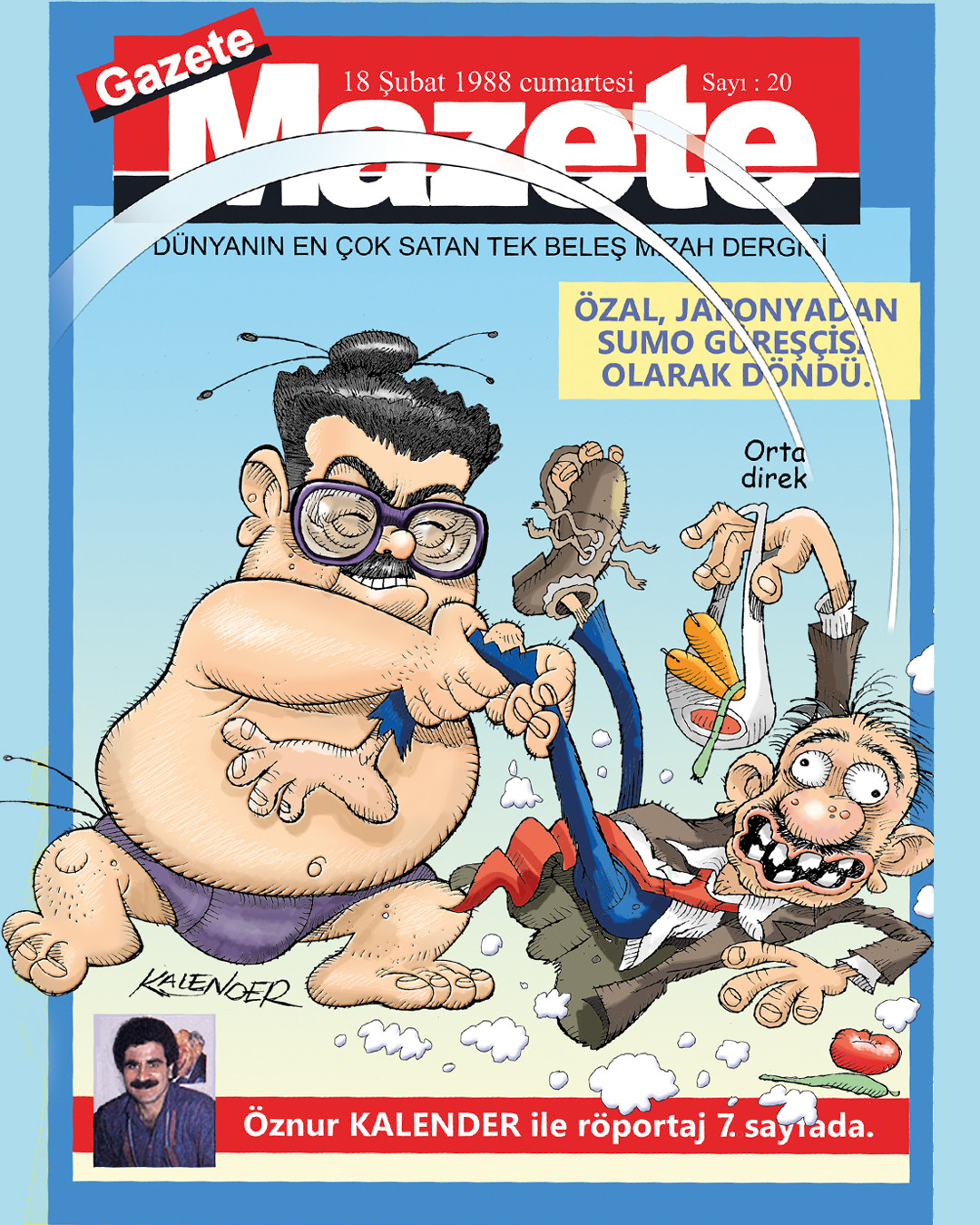 Kalender Özal Karikatürü