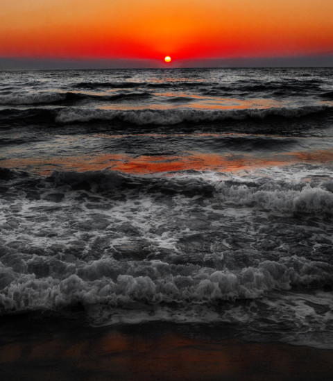 Ege'de Gün Batımı